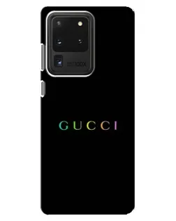 Чохол для Samsung Galaxy S20 Ultra з картинкою «Gucci — неоновий мінімалізм»