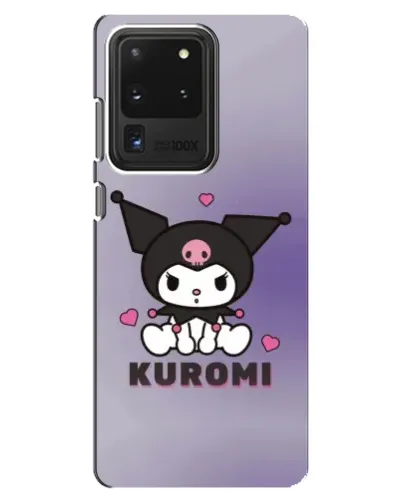 Чехол для Samsung Galaxy S20 Ultra с картинкой «Kuromi — фиолетовый арт»
