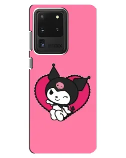 Чехол для Samsung Galaxy S20 Ultra с картинкой «Kuromi — любовь в сердце» Чехол для Samsung Galaxy S20 Ultra с картинкой «Kuromi — любовь в сердце»