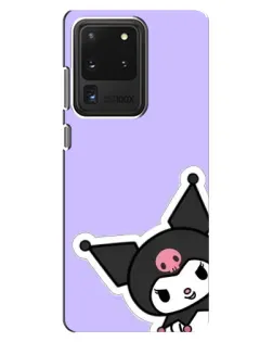 Чехол для Samsung Galaxy S20 Ultra с картинкой «Забавная Kuromi» Чехол для Samsung Galaxy S20 Ultra с картинкой «Забавная Kuromi»