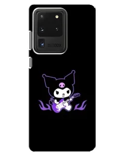 Чехол для Samsung Galaxy S20 Ultra с картинкой «Электрическая Kuromi» Чехол для Samsung Galaxy S20 Ultra с картинкой «Электрическая Kuromi»