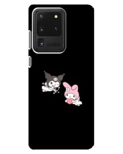 Чехол для Samsung Galaxy S20 Ultra с картинкой «My Melody и Kuromi» Чехол для Samsung Galaxy S20 Ultra с картинкой «My Melody и Kuromi»