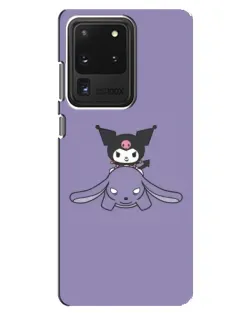 Чехол для Samsung Galaxy S20 Ultra с картинкой «Kuromi на лиловом фоне» Чехол для Samsung Galaxy S20 Ultra с картинкой «Kuromi на лиловом фоне»