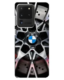 Чехол для Samsung Galaxy S20 Ultra с картинкой «BMW — деталь диска»