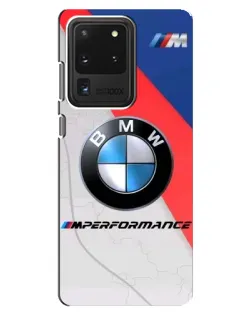 Чехол для Samsung Galaxy S20 Ultra с картинкой «BMW Performance стиль»