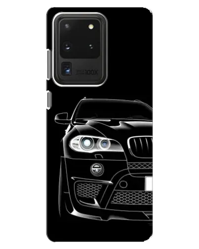 Чехол для Samsung Galaxy S20 Ultra с картинкой «Темный силуэт BMW»
