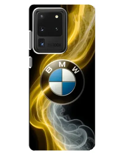 Чехол для Samsung Galaxy S20 Ultra с картинкой «Золотистый дым BMW»