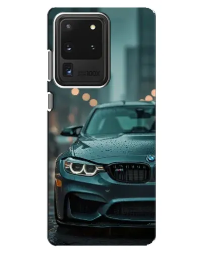 Чехол для Samsung Galaxy S20 Ultra с картинкой «BMW в огнях города»