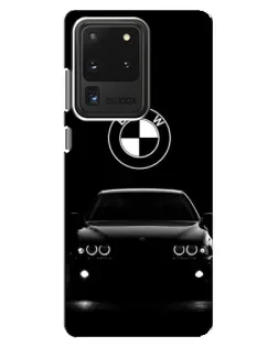 Чехол для Samsung Galaxy S20 Ultra с картинкой «BMW — взгляд из темноты»