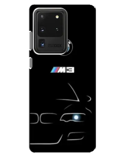 Чехол для Samsung Galaxy S20 Ultra с картинкой «Минималистичный принт BMW M3»