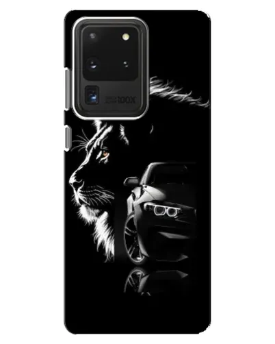 Чехол для Samsung Galaxy S20 Ultra с картинкой «BMW и лев»