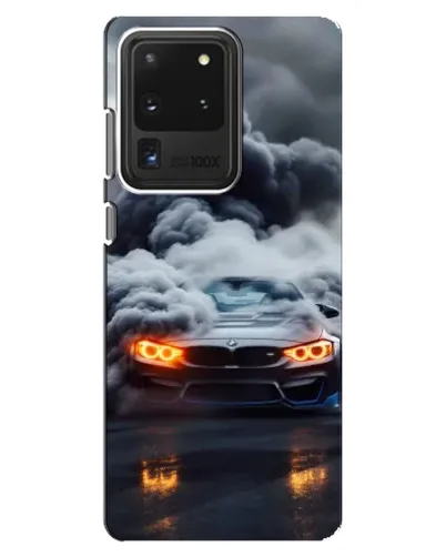 Чехол для Samsung Galaxy S20 Ultra с картинкой «BMW в дыму»