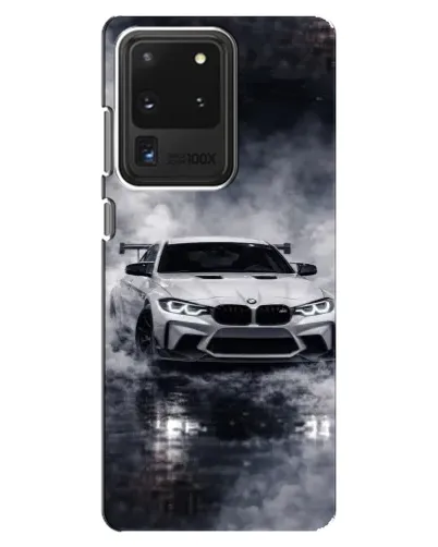 Чехол для Samsung Galaxy S20 Ultra с картинкой «BMW сквозь туман»