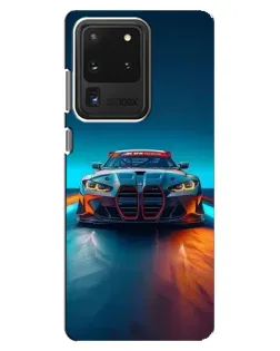 Чехол для Samsung Galaxy S20 Ultra с картинкой «BMW — огни неона»