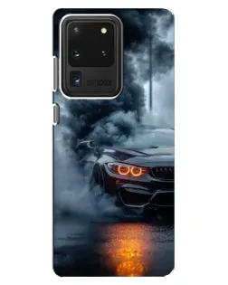 Чехол для Samsung Galaxy S20 Ultra с картинкой «BMW M-Power — абстракция»