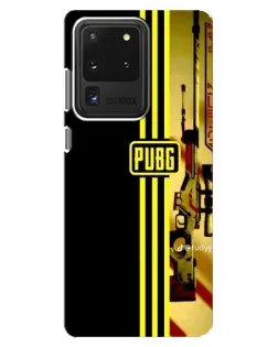 Чехол для Samsung Galaxy S20 Ultra с картинкой «PUBG — камуфляжный шлем»