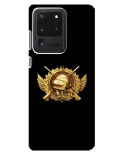 Чехол для Samsung Galaxy S20 Ultra с картинкой «PUBG — оранжевый градиент»