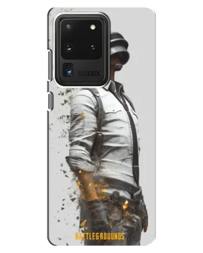 Чехол для Samsung Galaxy S20 Ultra с картинкой «PUBG — боец в пыли»