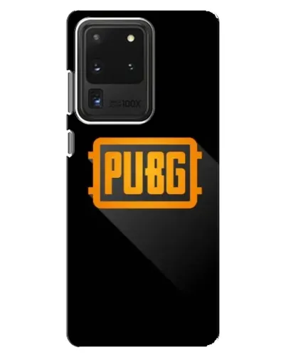 Чехол для Samsung Galaxy S20 Ultra с картинкой «PUBG — рамка лого»