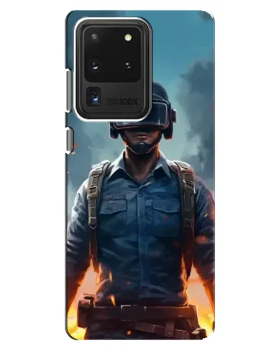 Чехол для Samsung Galaxy S20 Ultra с картинкой «PUBG — реалистичный герой»