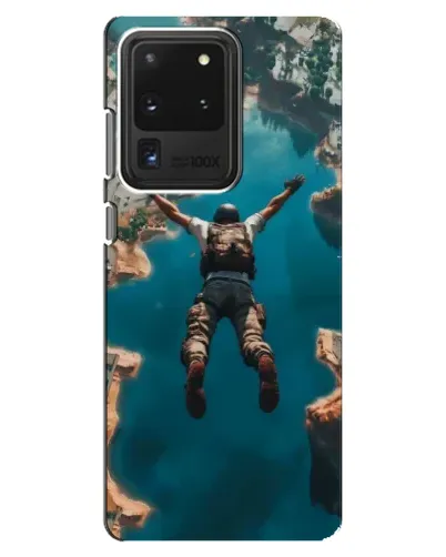 Чехол для Samsung Galaxy S20 Ultra с картинкой «PUBG — свободное падение»