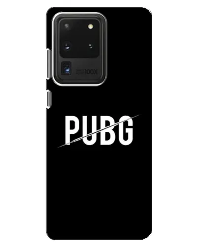 Чехол для Samsung Galaxy S20 Ultra с картинкой «PUBG — белый логотип»