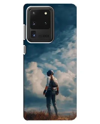 Чехол для Samsung Galaxy S20 Ultra с картинкой «Герой PUBG на скале»