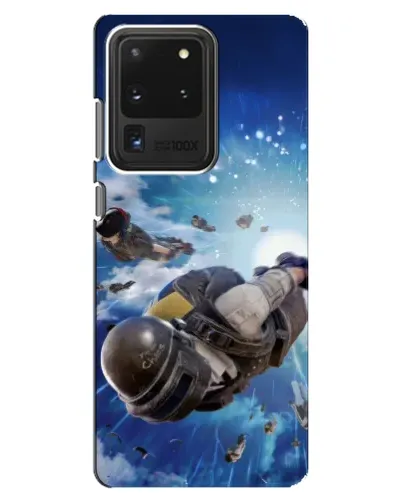 Чехол для Samsung Galaxy S20 Ultra с картинкой «Десант PUBG — прыжок»
