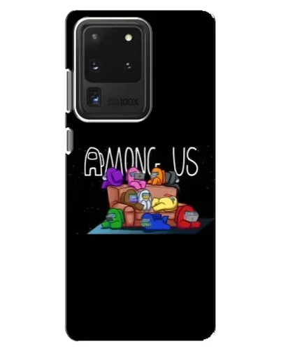 Чехол для Samsung Galaxy S20 Ultra с картинкой «Логотип Among Us»