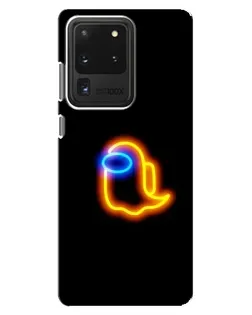 Чехол для Samsung Galaxy S20 Ultra с картинкой «Among Us неоновое сияние»