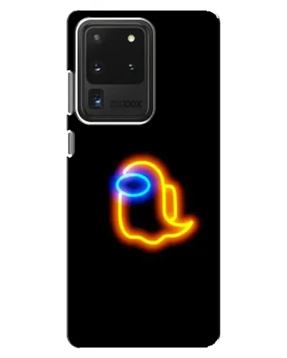 Чехол для Samsung Galaxy S20 Ultra с картинкой «Among Us неоновое сияние»