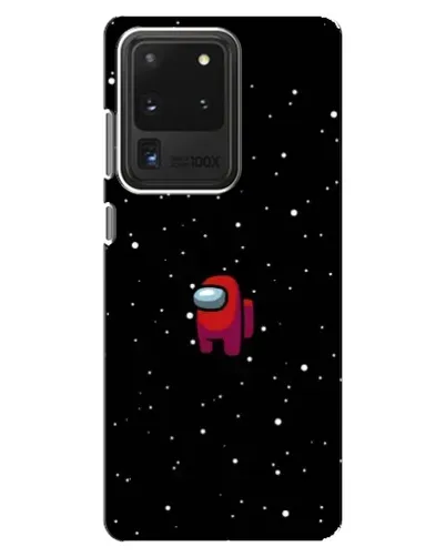 Чехол для Samsung Galaxy S20 Ultra с картинкой «Красный Among Us»