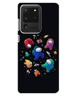 Чехол для Samsung Galaxy S20 Ultra с картинкой «Among Us космос»