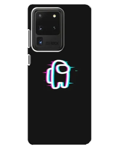 Чехол для Samsung Galaxy S20 Ultra с картинкой «Among Us неон»