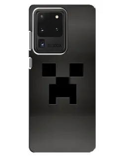 Чехол для Samsung Galaxy S20 Ultra с картинкой «Черный крипер градиент»