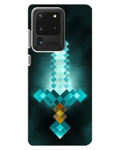 Чехол для Samsung Galaxy S20 Ultra с картинкой «Алмазный меч неон»