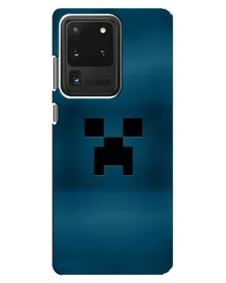 Чехол для Samsung Galaxy S20 Ultra с картинкой «Крипер текстура»