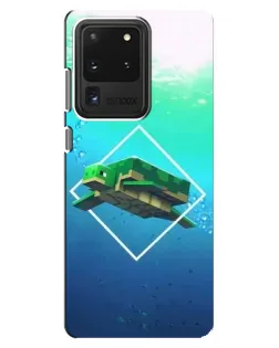 Чехол для Samsung Galaxy S20 Ultra с картинкой «Черепаха Minecraft» Чехол для Samsung Galaxy S20 Ultra с картинкой «Черепаха Minecraft»