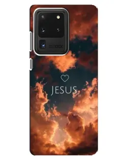 Чехол для Samsung Galaxy S20 Ultra с картинкой «Сияние Имени Jesus» Чехол для Samsung Galaxy S20 Ultra с картинкой «Сияние Имени Jesus»