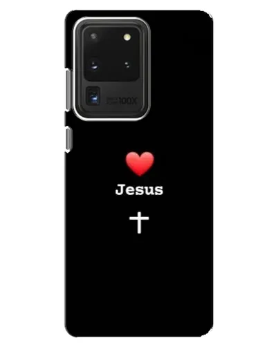 Чехол для Samsung Galaxy S20 Ultra с картинкой «Сердце - Jesus»
