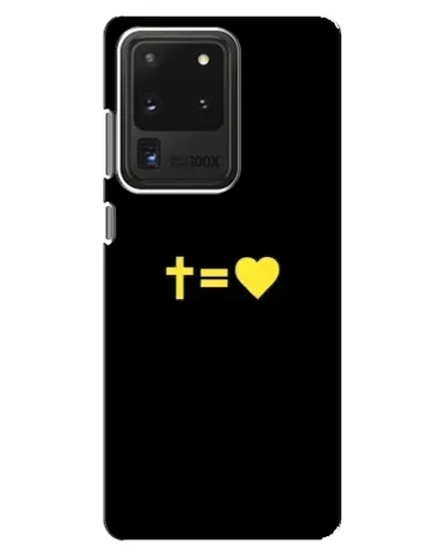 Чехол для Samsung Galaxy S20 Ultra с картинкой «Сердце и Крест»