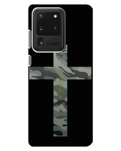 Чехол для Samsung Galaxy S20 Ultra с картинкой «Милитари Крест»