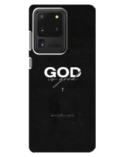 Чехол для Samsung Galaxy S20 Ultra с картинкой «GOD — Бог над всем»