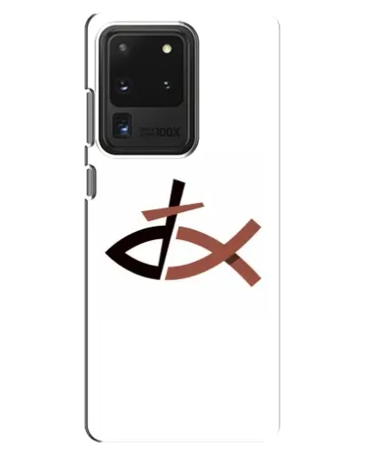 Чехол для Samsung Galaxy S20 Ultra с картинкой «Рыба и крест»