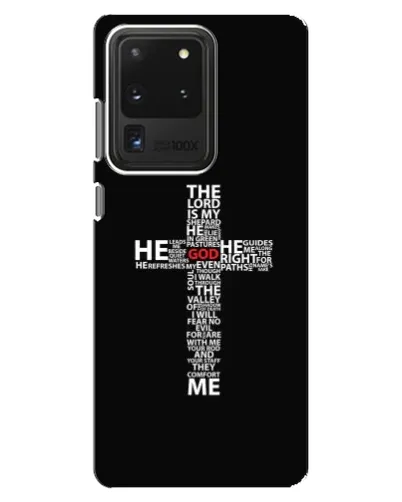 Чохол для Samsung Galaxy S20 Ultra з картинкою «Текстовий хрест» Чохол для Samsung Galaxy S20 Ultra з картинкою «Текстовий хрест»
