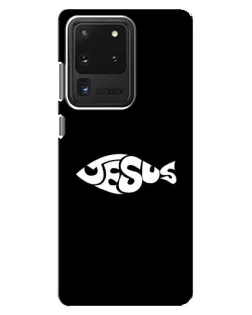 Чохол для Samsung Galaxy S20 Ultra з картинкою «Риба  Jesus»
