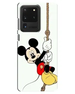 Чехол для Samsung Galaxy S20 Ultra с картинкой «Mickey на канате»