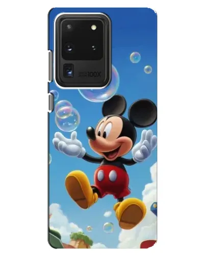 Чехол для Samsung Galaxy S20 Ultra с картинкой «Mickey и мыльные пузыри»
