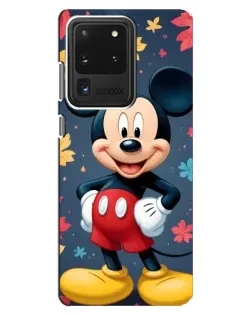Чехол для Samsung Galaxy S20 Ultra с картинкой «Осенний Mickey Mouse»