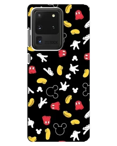 Чехол для Samsung Galaxy S20 Ultra с картинкой «Графический принт лапок»